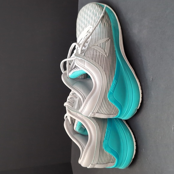 Reebok CrossFit Nano Women's Teal/Gray Lace-up Trainers,Size 10. - Picture 4 of 11